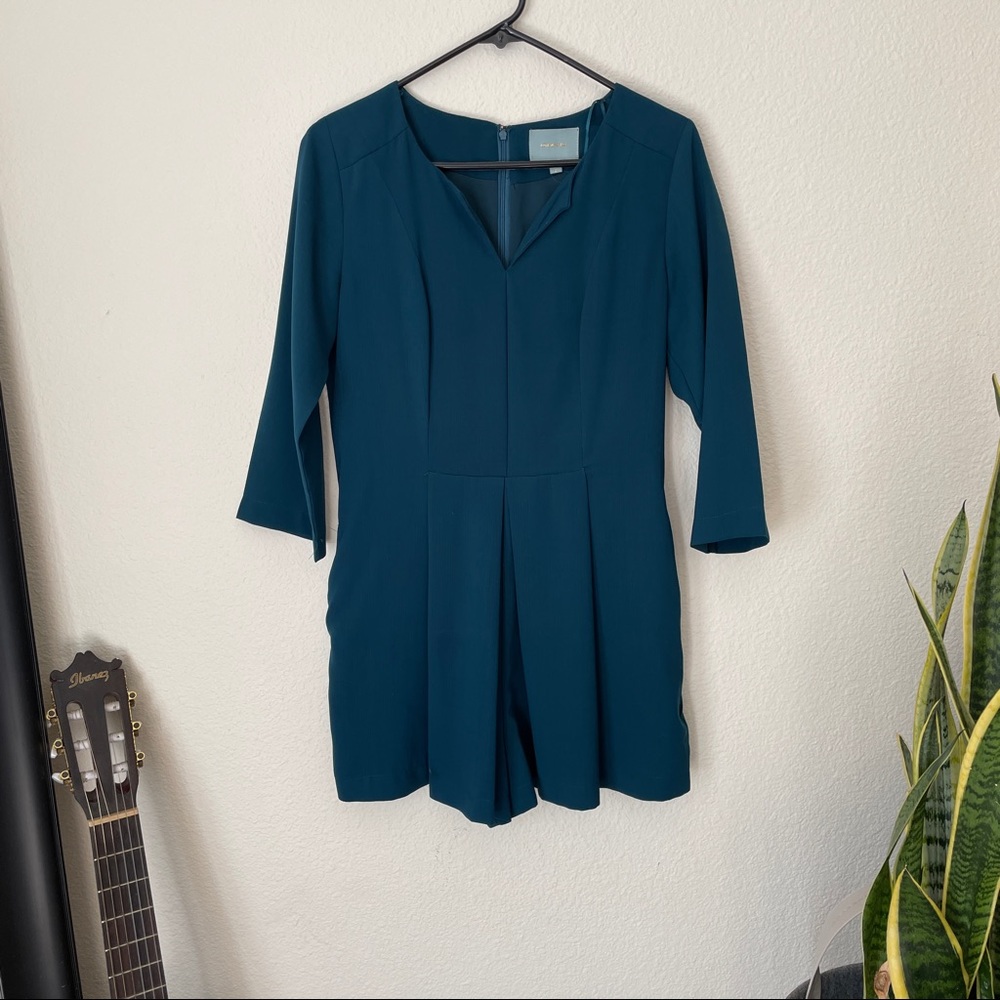 Blue Skies Are Blue 3/4 Sleeve Romper